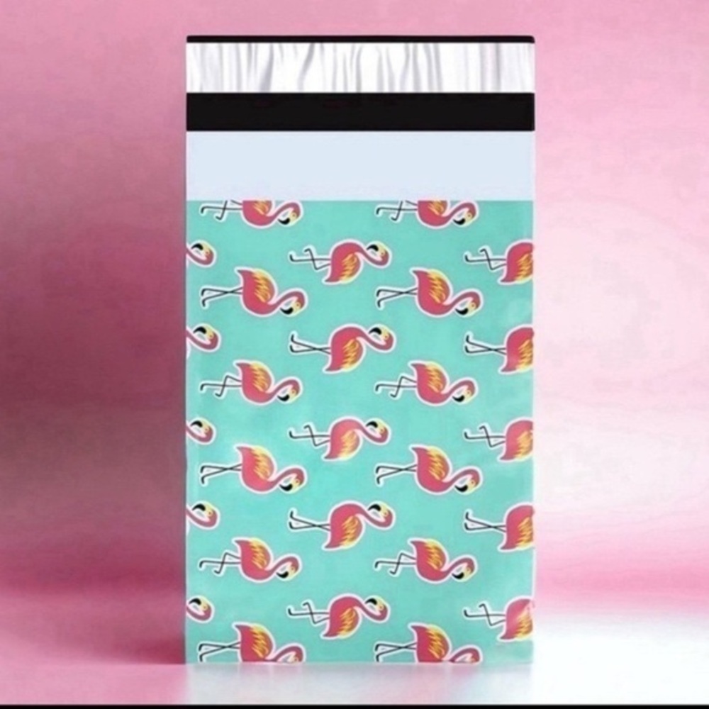 (10) 6x9 Flamingo Poly Mailers